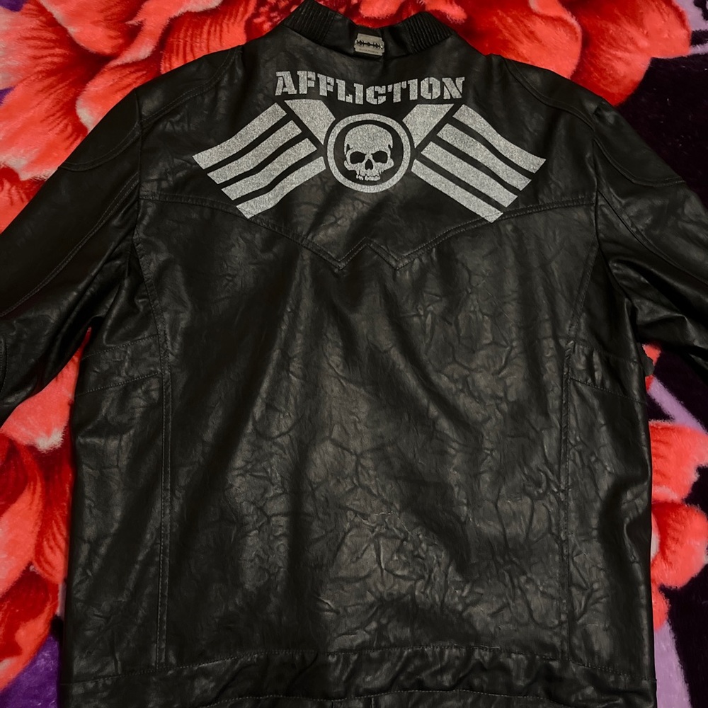 Affliction leather jacket